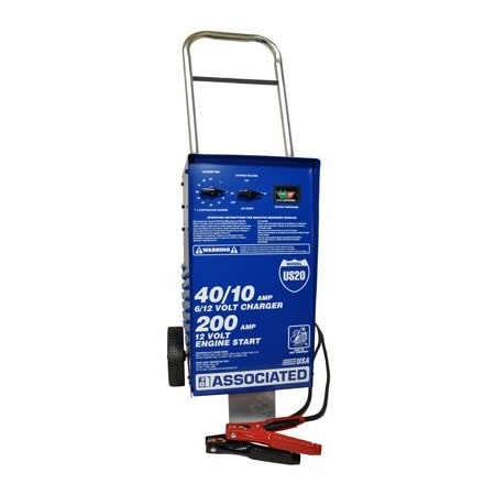 Associated Equipment 6/12V CHARGER W/WHEELS & TIMER AEUS20